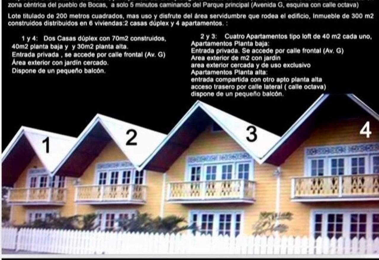 Yellow Houses Bocas Bocas Town Dış mekan fotoğraf